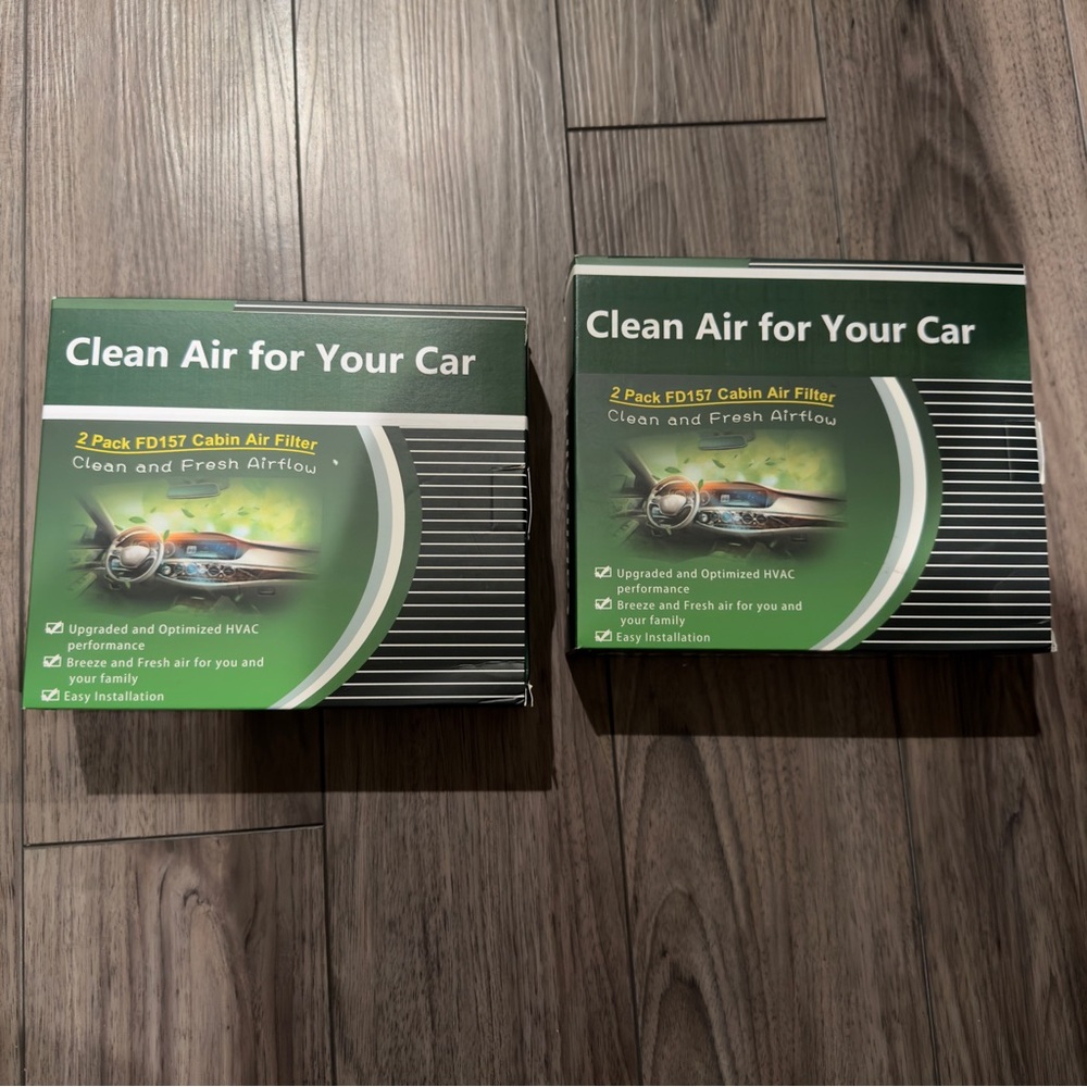 Car Cabin Air Filter. Model FD157. 4 pack.